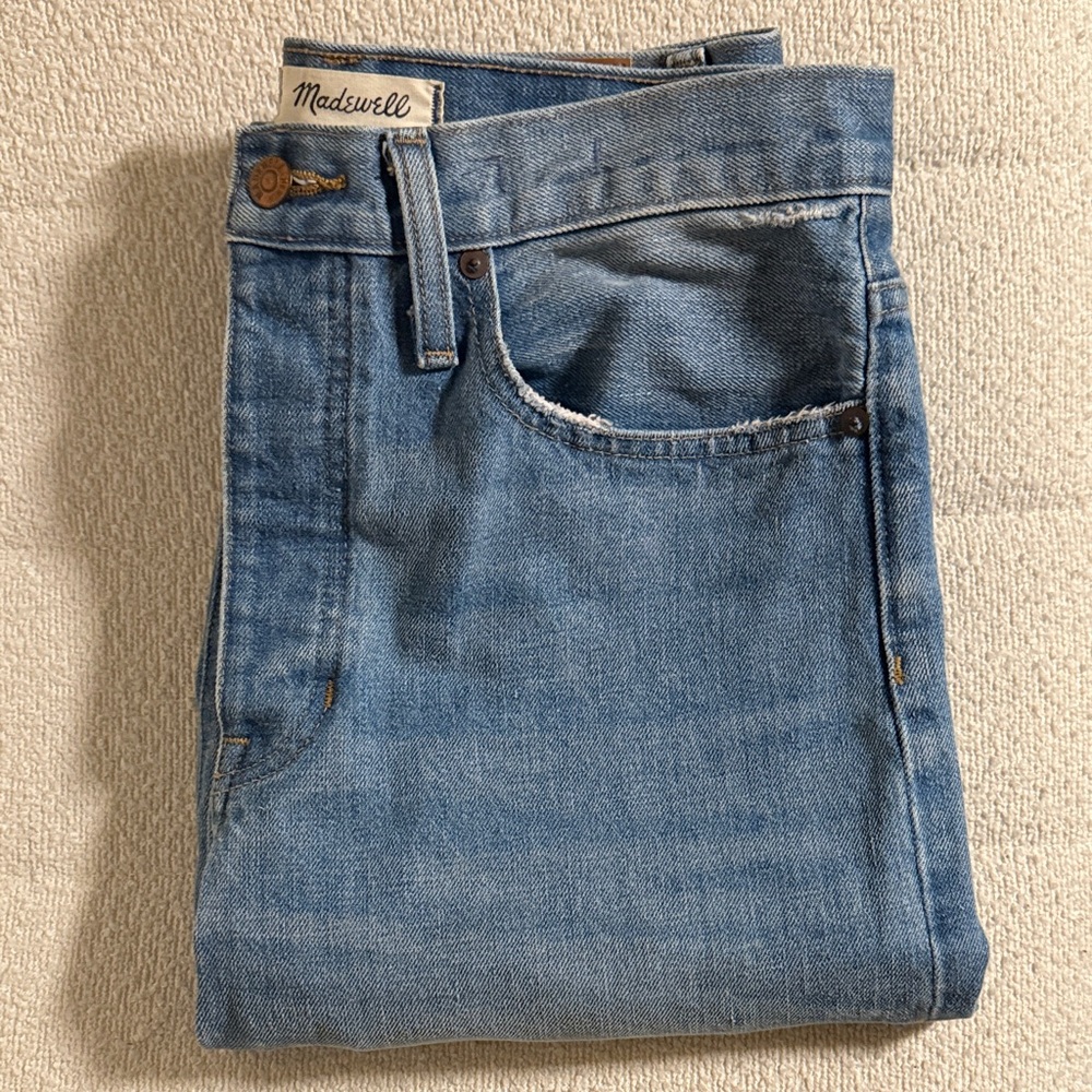 Madewell Slim Fit Jeans in Soft Blue